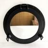 11.5" Mirror Porthole Black Powder Coated Finish Wall Hanging Nautical Home Decorative view 2