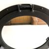 11.5" Mirror Porthole Black Powder Coated Finish Wall Hanging Nautical Home Decorative view 4