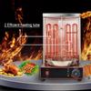 Li Bai Shawarma Machine Electric Vertical Kebab Grill Gyro Rotisserie Oven Meat Broiler with 2 Heating Tubes Stainless Steel Body 110V For Home Restaurant KitchenRegistered Design Patent view 4