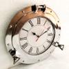 Antique Marine Brass Ship Porthole Clock Nautical Wall Clock Home Decorative (12" inches) view 2
