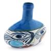 Ceramic Bottle with Cubist Design, Picassian Style, Modern Art, Handmade and Handpainted. Exclusive Collection, Limited Production. 6,69" x 3,15" x 8,66" view 1