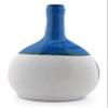 Ceramic Bottle with Cubist Design, Picassian Style, Modern Art, Handmade and Handpainted. Exclusive Collection, Limited Production. 6,69" x 3,15" x 8,66" view 3