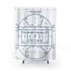 Atlanta International Airport (ATL) VFR Class B Enhancement Graphics Aeronautical Chart Shower Curtains, 71" x 74" view 1