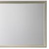 Benjara Rectangular Wood Encased Dresser Top Mirror, Silver view 3