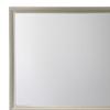 Benjara Rectangular Wood Encased Dresser Top Mirror, Silver view 4