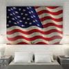 Renditions Gallery Canvas Nationalistic Wall Art Home Paintings & Prints Artwork Waving American Flag Modern Patriotic Canvas Pride Decorations for Bedroom Office Kitchen - 24"x32" LT25 view 4