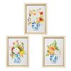 Raz Imports Fall 17" Fall Floral Framed Print, Assortment of 3 view 1