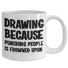 Drawing Mug for Daughter Appreciation Gift for Artist Drawing view 2
