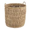 Household Essentials Brown Tall Round Wicker Storage Basket view 1