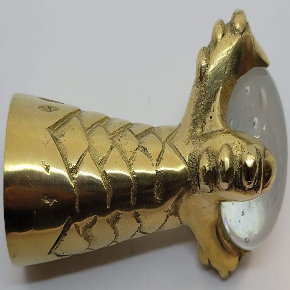 WSI Brass & Glass Ball Claw Foot