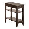 Anshunyin Sofa Table 2 Layer Edge Table Side Table with Drawer End Stand Table Bedside Table,Living Room,Bedroom,Hallway,Bathroom Accent Table Home-Office Furniture Coffee view 1