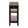 Anshunyin Sofa Table 2 Layer Edge Table Side Table with Drawer End Stand Table Bedside Table,Living Room,Bedroom,Hallway,Bathroom Accent Table Home-Office Furniture Coffee view 4