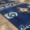 champion rugs Native American Navajo Aztec Indian Navajo Aztec Navy Blue Area Rug (2 Feet X 7 Feet Runner) view 3