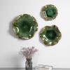 AR Lighting Abella Green Ceramic Wall Decor, S/3 view 2