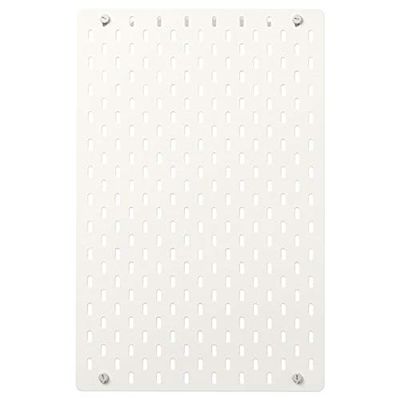 Tok Mark Traders SKDIS Pegboard, White, 36x56 cm, Fibreboard, Home & Office Use