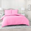 1500 Thread Count Egyptian Cotton Ultra Soft & Durable 1-PC Duvet Cover (with Zipper Closure & Use Corner Ties) Solid (King/Cal-King, Light Pink) view 1