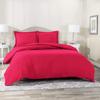 1500 Thread Count Egyptian Cotton Ultra Soft & Durable 1-PC Duvet Cover (with Zipper Closure & Use Corner Ties) Solid (King/Cal-King, Hot Pink) view 1