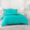 1500 Thread Count Egyptian Cotton Ultra Soft & Durable 1-PC Duvet Cover (with Zipper Closure & Use Corner Ties) Solid (Super King, Turquoise) view 1