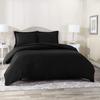 1500 Thread Count Egyptian Cotton Ultra Soft & Durable 1-PC Duvet Cover (with Zipper Closure & Use Corner Ties) Solid (Twin/Twin XL, Black) view 1