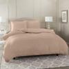 1500 Thread Count Egyptian Cotton Ultra Soft & Durable 1-PC Duvet Cover (with Zipper Closure & Use Corner Ties) Solid (Super King, Taupe) view 1