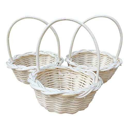 Small Woven Flower Basket (Pack of 3)