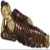 Exotic India Mahaparinirvana Buddha (Tibetan Buddhist) - Brass Statue view 1