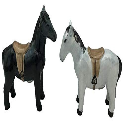 Certified International 28160 Clover Farm Horse Salt & Pepper Set