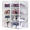 OnDisplay Clik Stackable Interlocking Shoe Box System (Standard Clear/White, Set of 8) view 1