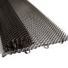Midwest Hearth Fireplace Screen Mesh Curtain 36" High (Made in USA) Two 24" Wide Panels (Antique Bronze) view 3