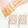 Fdit Wedding Vow Booklets, Wood Cover 4.1 x 3.1 in Set of 2 view 4