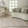 Nourison Home Palamos Cream Grey 4' x 6' Area Rug - Easy Clean, Non Shedding, Bed Room, Living Room, Dining Room, Kitchen (4' x 6') view 3