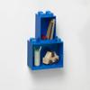 Room Copenhagen Lego Brick Shelf, 4 Stud, Red view 3