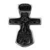 BeautifulGreekStatues Orthodox Cross Russian Greek Crucifix Jesus Christ Cross Pendant Sterling Silver 925 1.10" view 1
