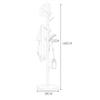 COAT RACK Solid Wood Multiple Tree Hooks Stable Base Hallway Entrance Hanger Clothes Bag Hat Storage Rack (Color : Brown) view 2