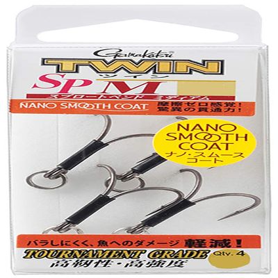 Gamakatsu TGW Twin SP-M Big Bait SP Treble Hook, Rose, Rose