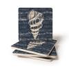 CoasterStone Absorbent Coaster Drinks Coastal Wonder Seashells, 4.25 Inches Wide, Set of Four view 1