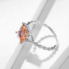 Bansriracha Turkish Sultanite Gemstone Ring for Women Sterling 925 Silver Jewelry Ring Princess Cut Stone Anniversary Wedding Bride (5) view 4