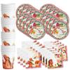 Barnyard Farm Animals Vintage Birthday Party Supplies Set Plates Napkins Cups Tableware Kit for 16 view 1