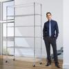 Best Home Product 6 Tier Layer Wire Shelving Unit Heavy Duty Adjustable Storage Shelves with Wheels NSF Metal Wire Shelf Standing Garage Shelves Multifunctional Storage Rack Grade Utility Shelf Rack view 1