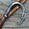 NAUTICAL GIFT STORE Firefox Vintage Elephant Victorian Handmade Brass Wands Walking Cane-Walking Stick Canes Steampunk Cane view 2