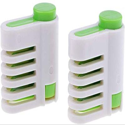 2 Pieces DIY Cake Slicer Cake Slicing Leveler 5 Layers Slicer Cutting Fixator Tools Stratification Auxiliary fit for Making Cake and Bread (Green)