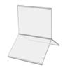 Marketing Holders 6 Pack Sign Holder 4 x 6 Inch Multi Sided Table Display Menu or Advertisement Flier Holder Clear Acrylic Restaurant 3 Panel Table Tent Holds 6 Signs or Notices Bottom Loads view 3