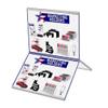 Marketing Holders 6 Pack Sign Holder 4 x 6 Inch Multi Sided Table Display Menu or Advertisement Flier Holder Clear Acrylic Restaurant 3 Panel Table Tent Holds 6 Signs or Notices Bottom Loads view 4