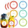 CHUBBIEE 2" Mason Jar Canning Labels, 9 Colors, Microwave/Freezer Safe, 90 view 1