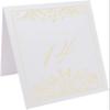 Butterfly Flourish Wedding Table Numbers (Select Color/Quantity), White, Ivory, 1-80, Double Sided, Tent or Use in a Stand, Great for Parties & Restaurants view 2