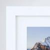 Frame It Easy 5 x 33 White Natural Wood Frame (Dayton) with Matting view 2