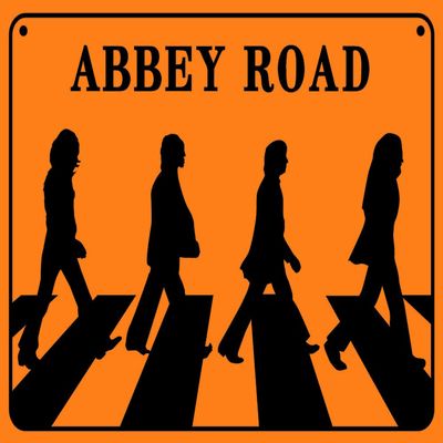 Grupo Erik Art Print, 30 x 40 cm, Abbey Road Sign