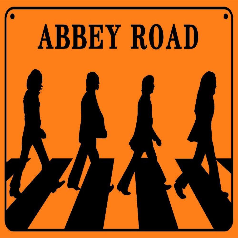 Grupo Erik Art Print, 30 x 40 cm, Abbey Road Sign