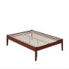 AFI Colorado Queen Size Platform Bed with Charging Station in Walnut view 1