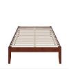AFI Colorado Queen Size Platform Bed with Charging Station in Walnut view 4